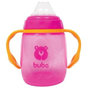 Copo anti-vazamento com alça Buba 5814 (Rosa)
