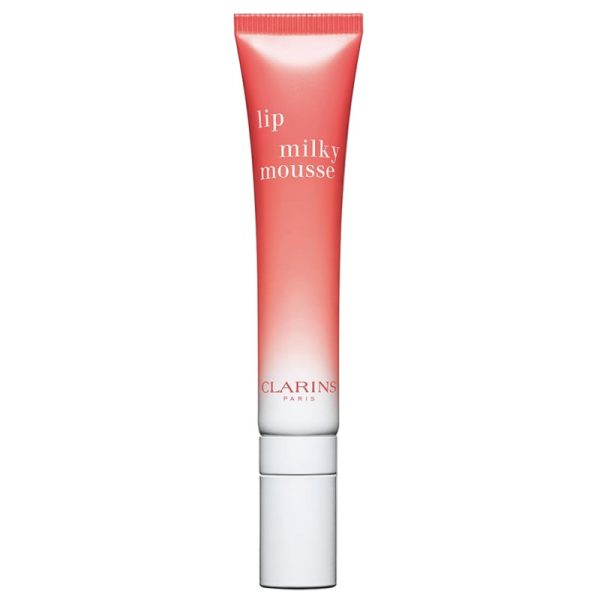 Creme Batom Clarins Lip Milky Mousse 02 Milky Peach - 10mL