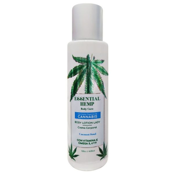 Creme Corporal Essential Hemp Cannabis Coconut Soul - 120mL