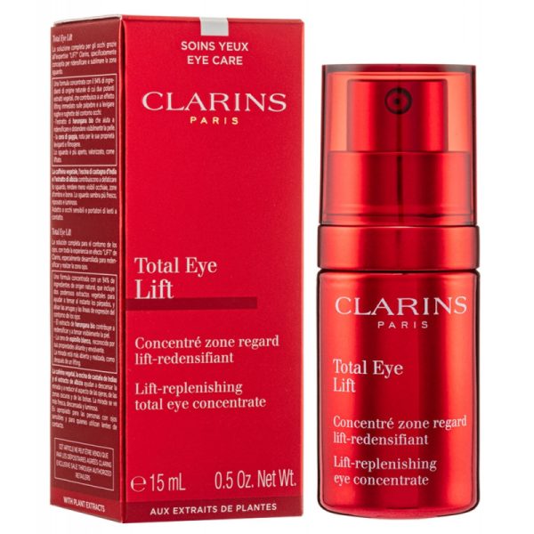 Creme para Contorno de Olhos Clarins Total Eye Lift - 15mL