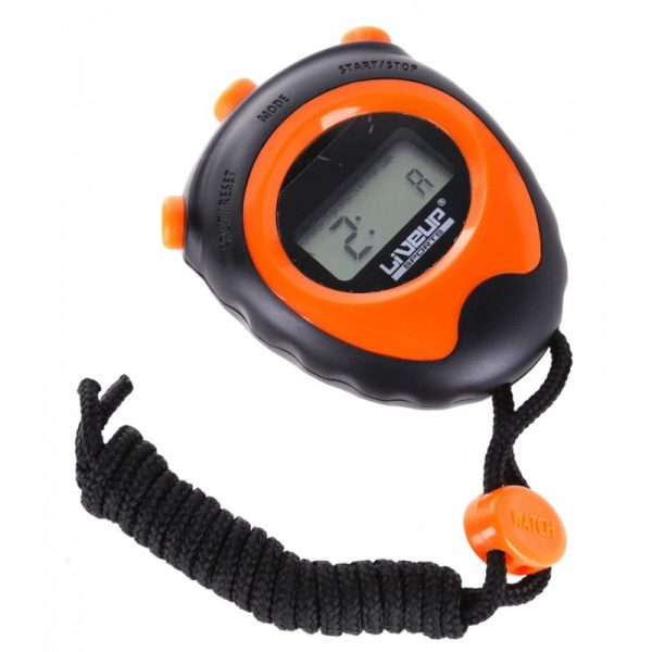 Cronômetro Liveup Stop Watch LS3193 - Preto/Laranja