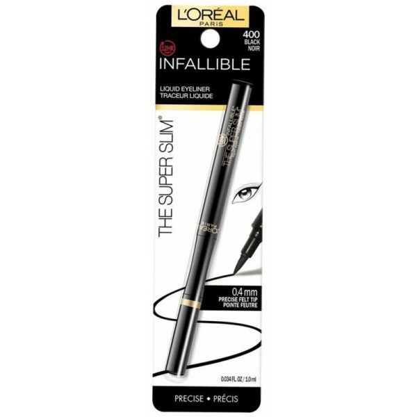 Delineador L'Oréal Infallible The Super Slim 400 Black Noir - 1mL