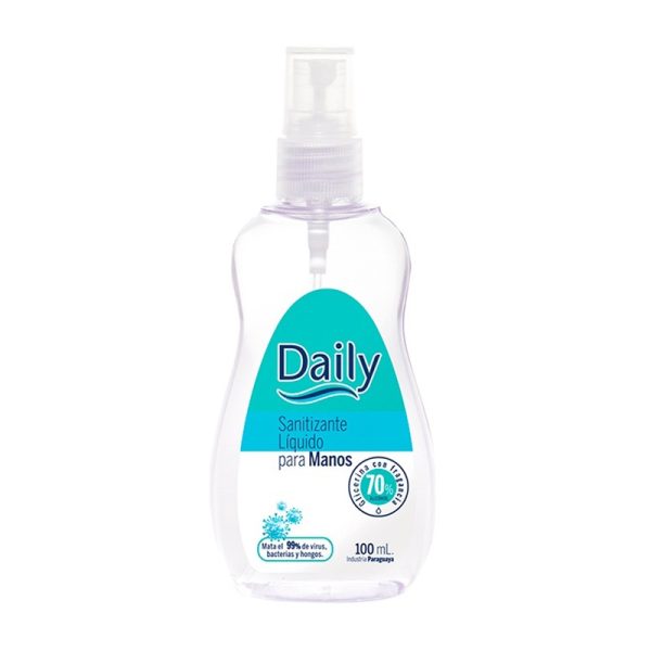 Deseinfetante Liquido para as Mãos Daily 70% 100mL