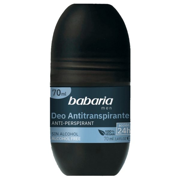 Desodorante Babaria Deo Antitranspirante Men Roll-On - 70mL