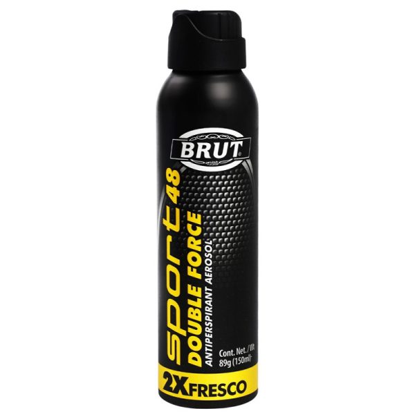 Desodorante Brut Sport Double Force 2X Fresco 48Hs - 150mL