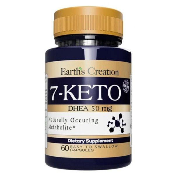 Earth's Creation 7-Keto Dhea 50MG (60 Capsulas)