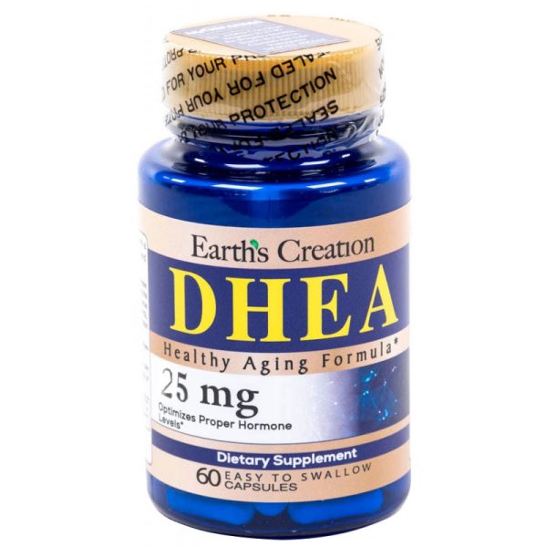 Earth's Creation DHEA 25MG (60 Capsulas)