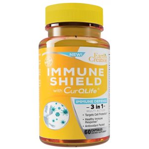 Earth's Creation Immune Shield with CurQLife (60 Capsulas)