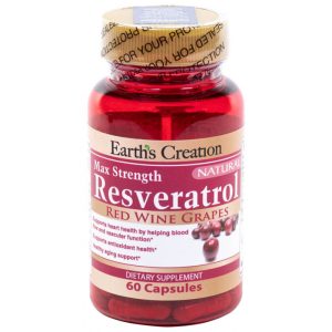 Earth's Creation Max Strength Resveratrol (60 Capsulas)
