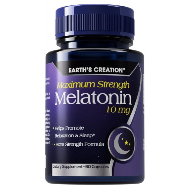 Earth's Creation Melatonin 10MG (60 Cápsulas)