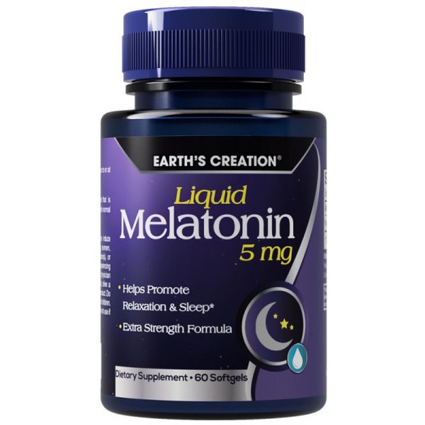 Earth's Creation Melatonin 5MG (60 Cápsulas)