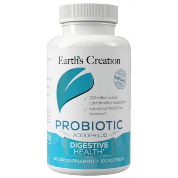 Earth's Creation Probiotic Acidophilus (100 Softgels)