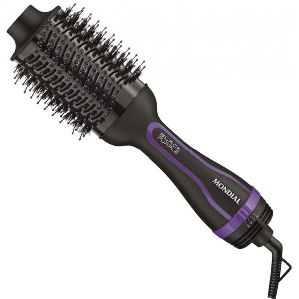 Escova Secadora Mondial Black Purple ES-08 - Preto/Roxo 110V