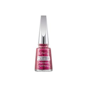 Esmalde Flormar Glitter Nail Enamel GL02 Pink Silver - 11mL