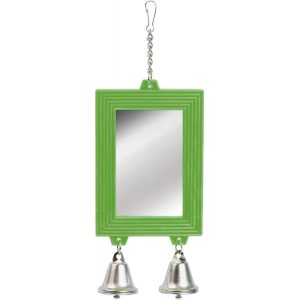 Espelho para Pássaro 14cm Verde - Pawise Mirror With Bell 49570PW