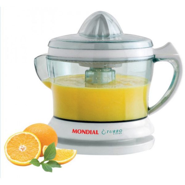 Espremedor de Frutas Mondial Turbo Citrus E-01-Branco - 220V