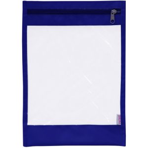 Estojo Porta Documetos Pachas PA12 Transparente - Azul