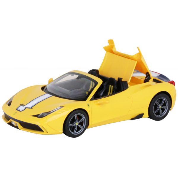 Ferrari 458 Amarelo Escala 1/14 R/C - Rastar 74500