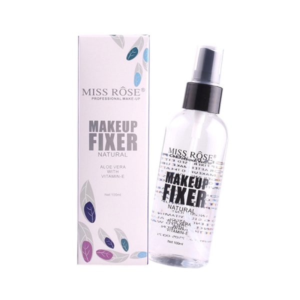 Fixador Natural Miss Rose Makeup Fixer Aloe Vera com Vitamina E 100mL