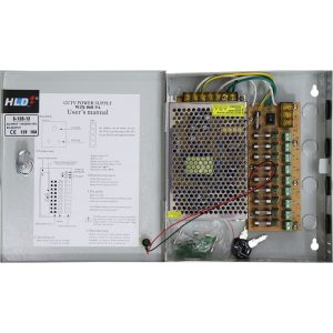 Gabinete com fonte para CCTV PTC HDL Fusível 120 - 10Amp