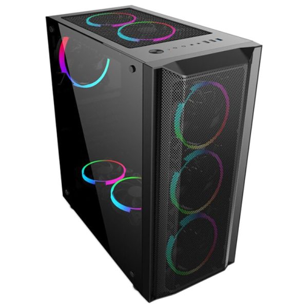 Gabinete Satellite Gaming Fan 8 E-ATX K381 Preto (Sem Fonte)