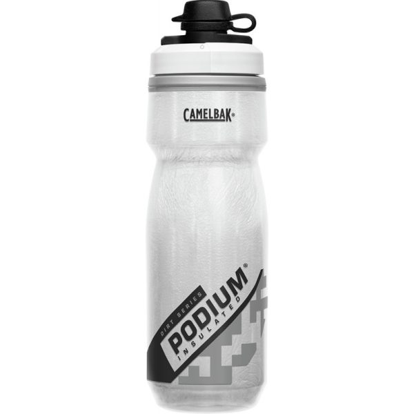 Garrafa Camelbak Podium Dirt Series Chill 620mL Branco