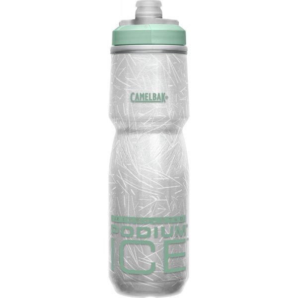 Garrafa Camelbak Podium ICE 620mL Cinza/verde