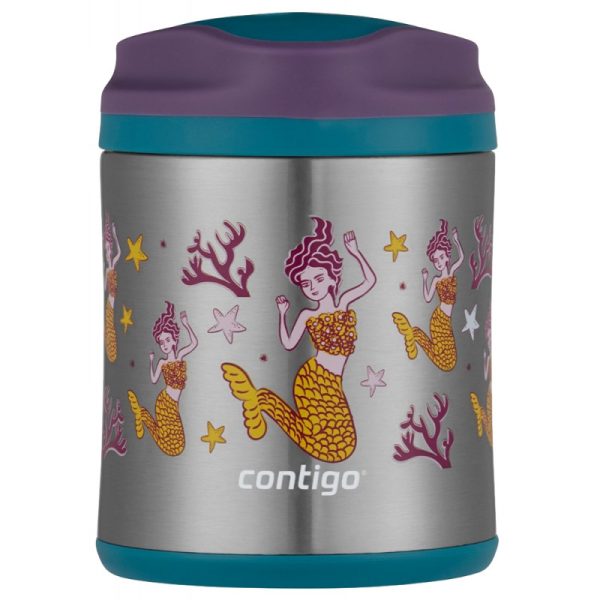 Garrafa Térmica Contigo Kids Food (295mL) - Mermaid