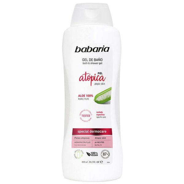 Gel de Banho Babaria Atopica Atopic Skin Aloe Vera - 600mL