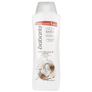 Gel de Banho Babaria Leite de Coco & Baunilha - 1000mL