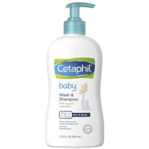Gel de banho Cetaphil Baby Wash & Shampoo - 399mL