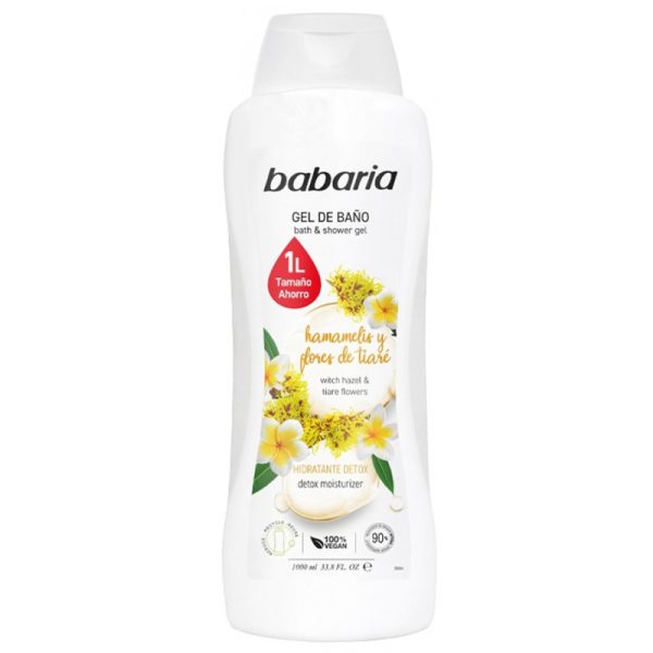 Gel de Ducha Babaria Hamamélis e Flores de Tiaré - 1L