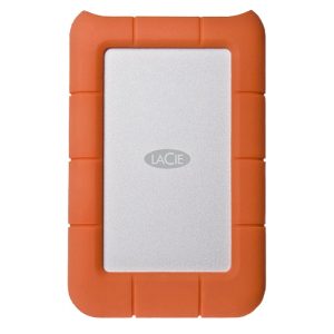 HD Externo LaCie 2TB Rugged Mini USB 3.0 - (LCA9000298) Laranja/Prata