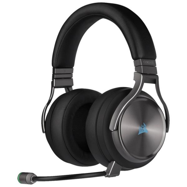 Headset Corsair para Jogos Virtuoso RGB Wireless SE 7.1 Surround  Gunmetal