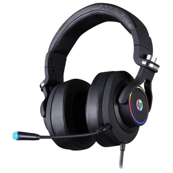 Headset Gaming HP H500 RGB 7.1 Surround com Microfone - Preto