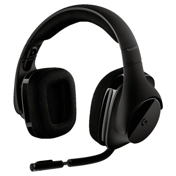 Headset Logitech G533 Sem fio para jogos com Surround 7.1 - Preto