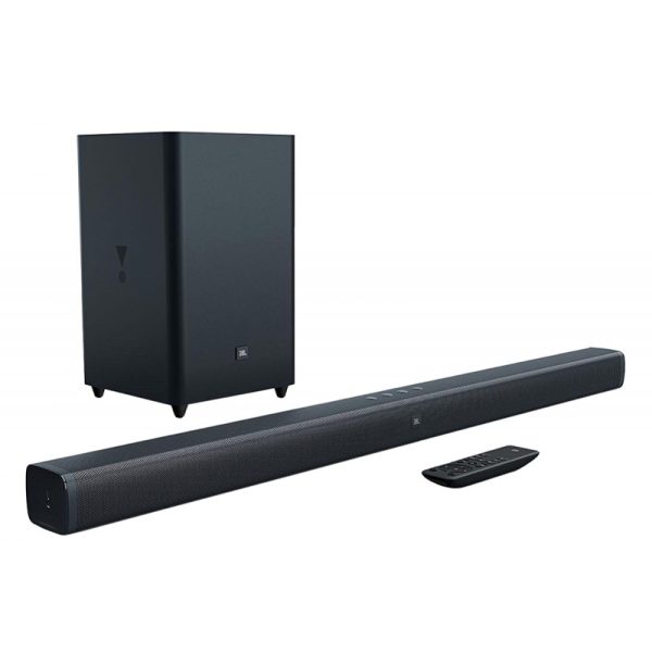 Home Theater JBL Bar 21 Soundbar com Wireless SubWoofer Bivolt Preto