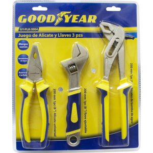 Jogo de Alicate e Chave Goodyear GY-PLK-5004 3 Peças