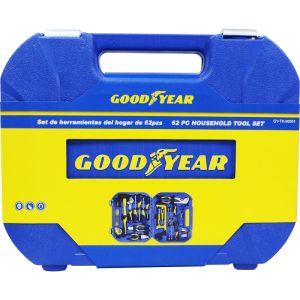 Jogo de Ferramentas Goodyear GY-TK-90551 com Maleta - 62 Peças