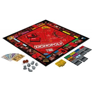 Jogo de Tabuleiro Monopoly La Casa de Papel Hasbro Gaming F2725 2-6 Jogadores