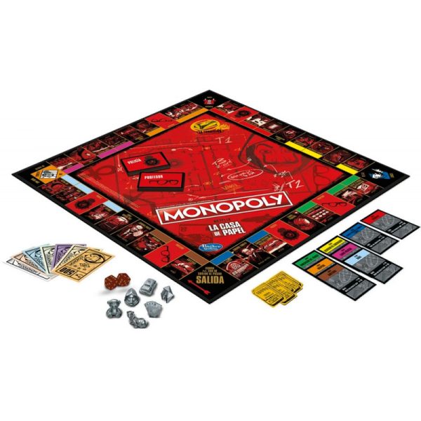 Jogo de Tabuleiro Monopoly La Casa de Papel Hasbro Gaming F2725 2-6 Jogadores