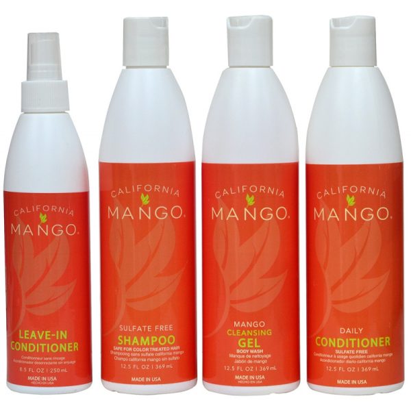 Kit California Mango Condicionador + Body Wash + Shampoo