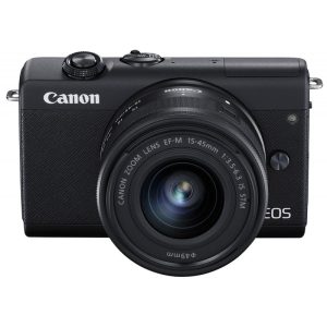 Kit Câmera Canon EOS M200 24.1 Megapixels com Lente EF-M15-45 IS STM