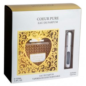 Kit Perfume Linn Young Coeur Pure EDP 100mL + Refillable Vaporizer - Feminino
