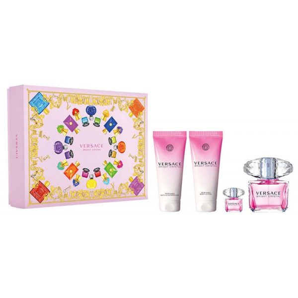 Kit Perfume Versace Bright Crystal EDT 90mL - Feminino