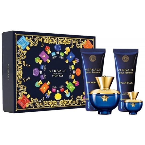 Kit Perfume Versace Dylan Blue Femme EDP 100mL - Feminino