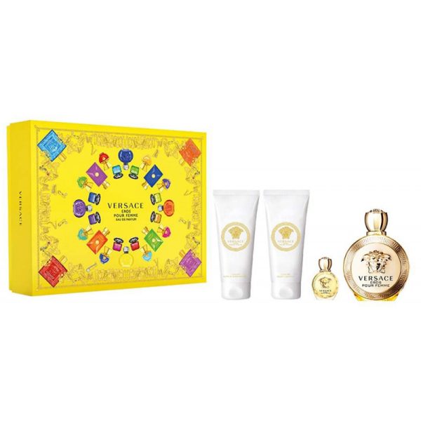 Kit Perfume Versace Eros Pour Femme EDP 100mL - Feminino