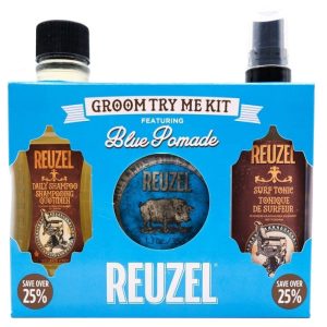 Kit Reuzel Pomada fibre + Spray tônico + Shampoo