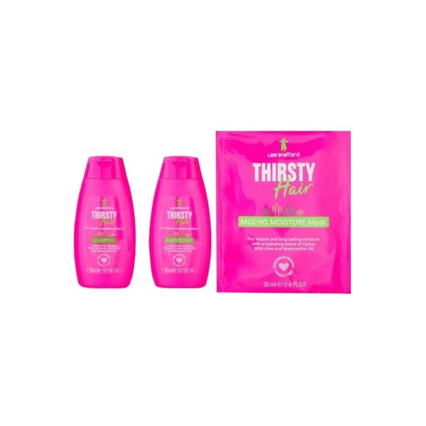 Kit Shampoo + Condicionador + Máscara Lee Stafford Thirsty Hair (2 x 50mL + 20mL)