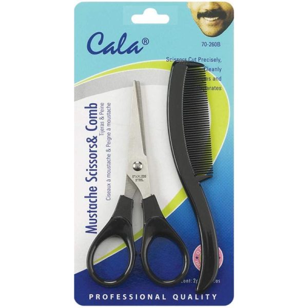 Kit Tesoura + Pente para Barba Cala - 70-260B